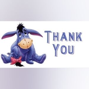 60 Ct Eeyore Stickers